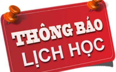 LỊCH HỌC KỲ I NĂM HỌC 2025-2026